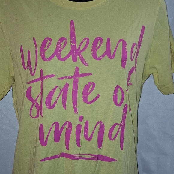 Bella Canvas Yellow Tee - Picture 1 of 6